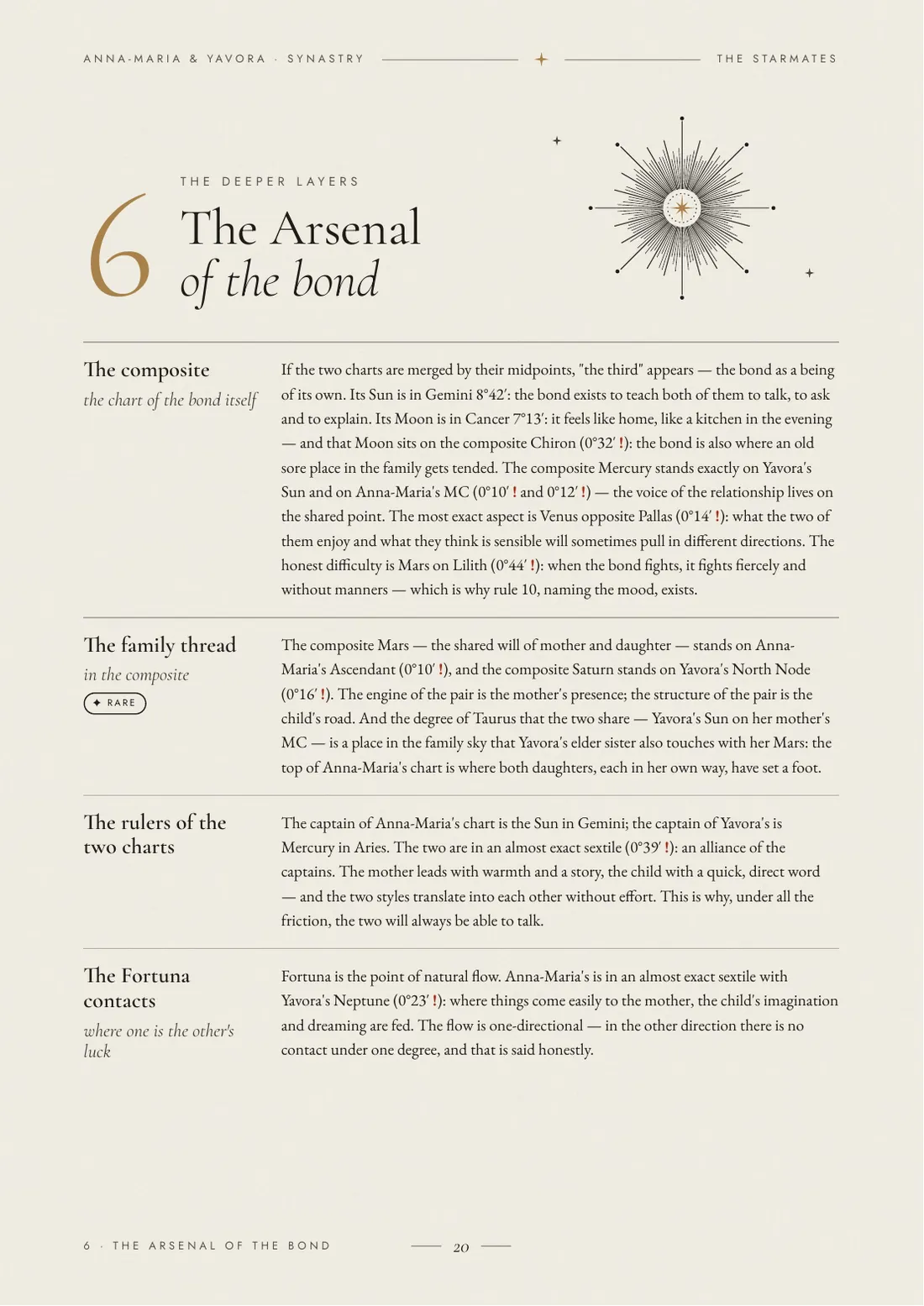 The arsenal of the bond